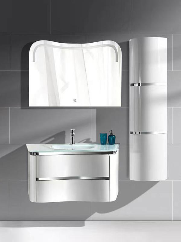 KP-5806 Moderni PVC-kylpyhuonekaappi hotelliin